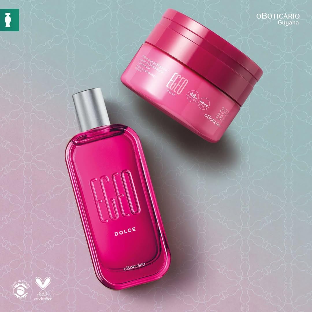 O Boticário | Egeo Dolce | Set Regalo Mujer | Perfume EDT + Mousse Corporal