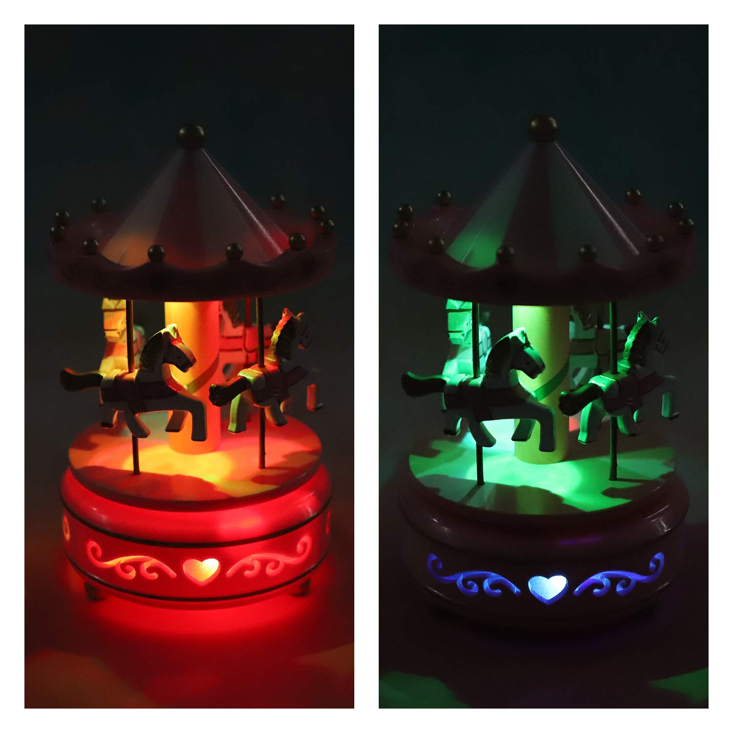 Décoration De Noël Boîte à Musique Joyeux Noël Thème De Musique Flottant Lumière De Neige Père Noël Bonhomme De Neige Boîte à Musique Cadeau D' Anniversaire De Noël | FR