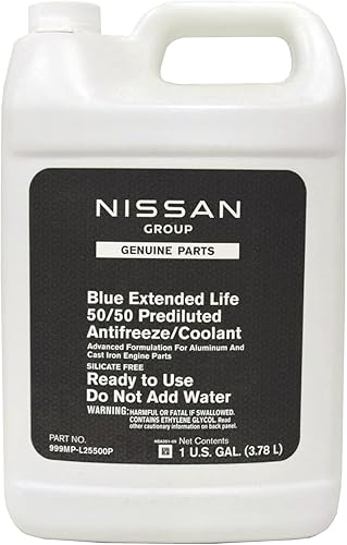 Miniatura 3 de Nissan Genuino Fluido 999MP-L25500P Blue Long Life Anticongelante/Refrigerante - 2 galones