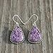Purple Charoite 925 Sterling Silver Handmade Design Earrings For Women Gift Jewelry For Her