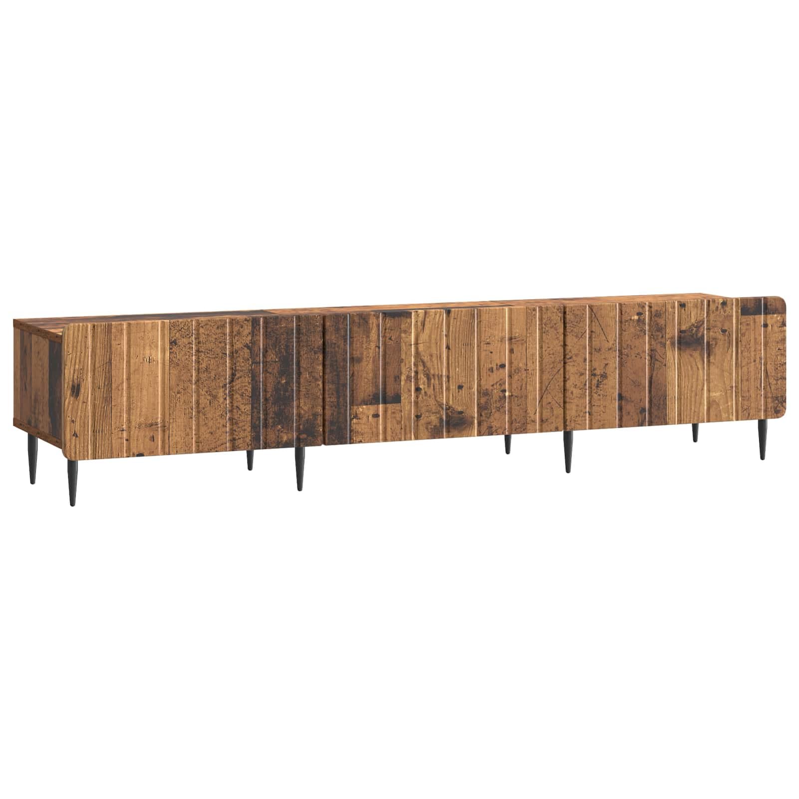 Meuble TV Gecheer grand rangement pour organiser vos consoles et décodeurs de salon
