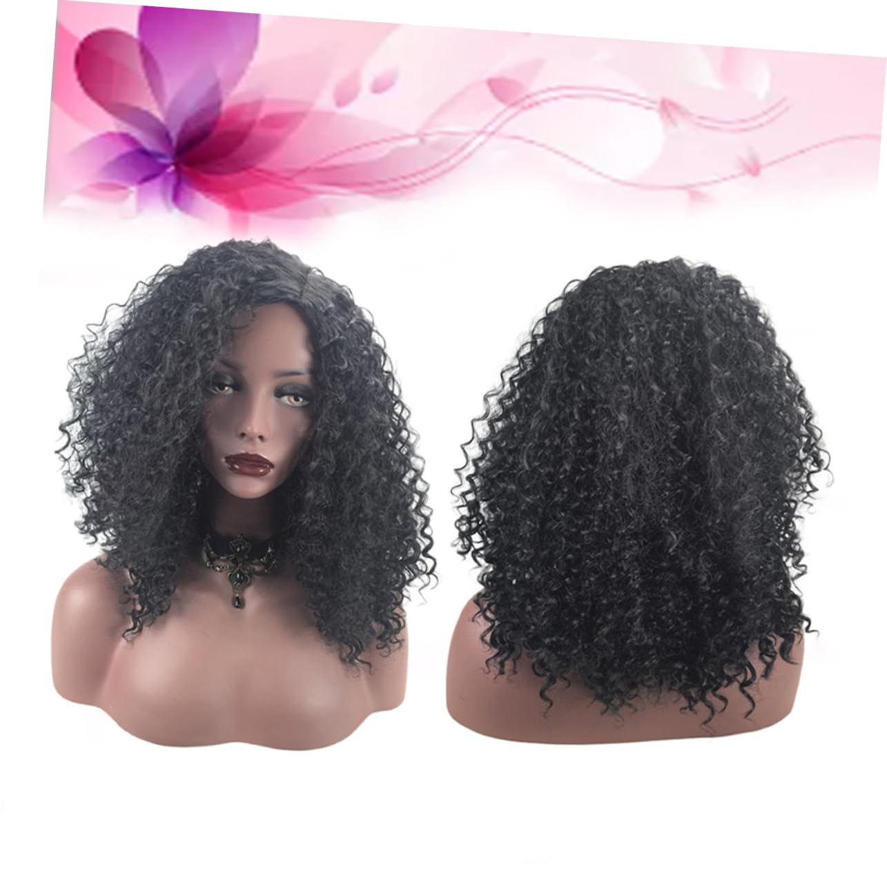 Didiseaon Peluca De Mujer Rizos Pequeños Estilo Afro Cabello Rizado Africano Natural Funda Para Peluca De Incluida Para Eventos o Diario