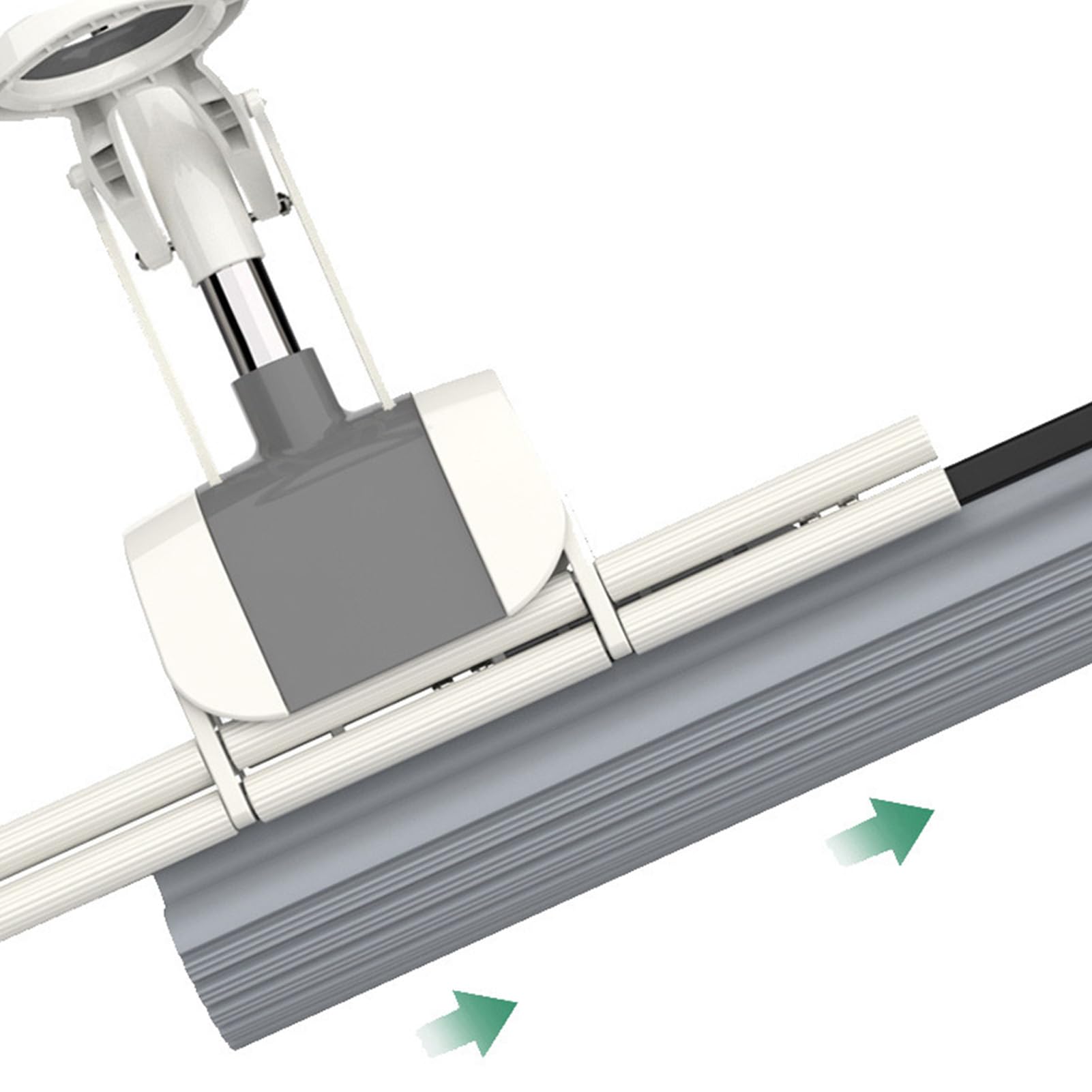 Trapeador de Esponja, Trapeador de Esponja con Rodillo Exprimible Multifuncional de Mano liviano con Mango de Acero Inoxidable para Limpieza de Pisos Laminados de Mármol y