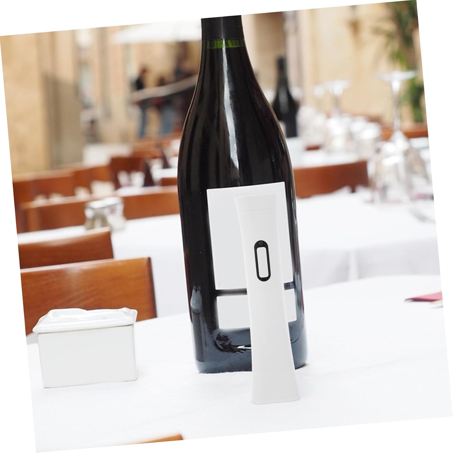 IMIKEYA 1 Set Electric Red Wine Bottle Opener Cordless Corkscrew Multifunctional Shape Battery Portable Creative Wine Opener Electric Wine Bottle Opener Remover Opener White