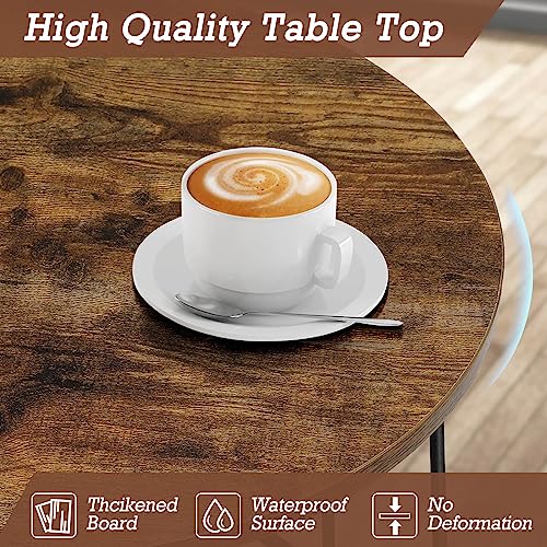 Youvip Small Round Coffee Table Set Of 2,Modern Coffee Table With Metal Frame, Coffee And End Table Sets For Living Room thumb #3