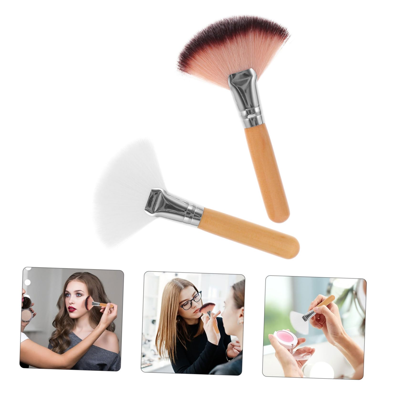 Healeved 10pezzi Per Per Illuminante e Contouring Setole Morbide Professionali Per e Blush