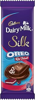 Cadbury Dairy Milk Silk Oreo Red Velvet Chocolate Bar, 60g