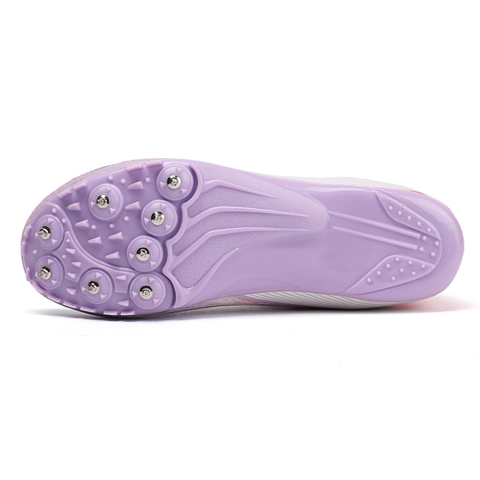 Zapatillas De Atletismo con 8 Clavos Zapatillas Profesionales De Velocidad para Hombres Y Mujeres Cómodas para Saltar Y Correr
