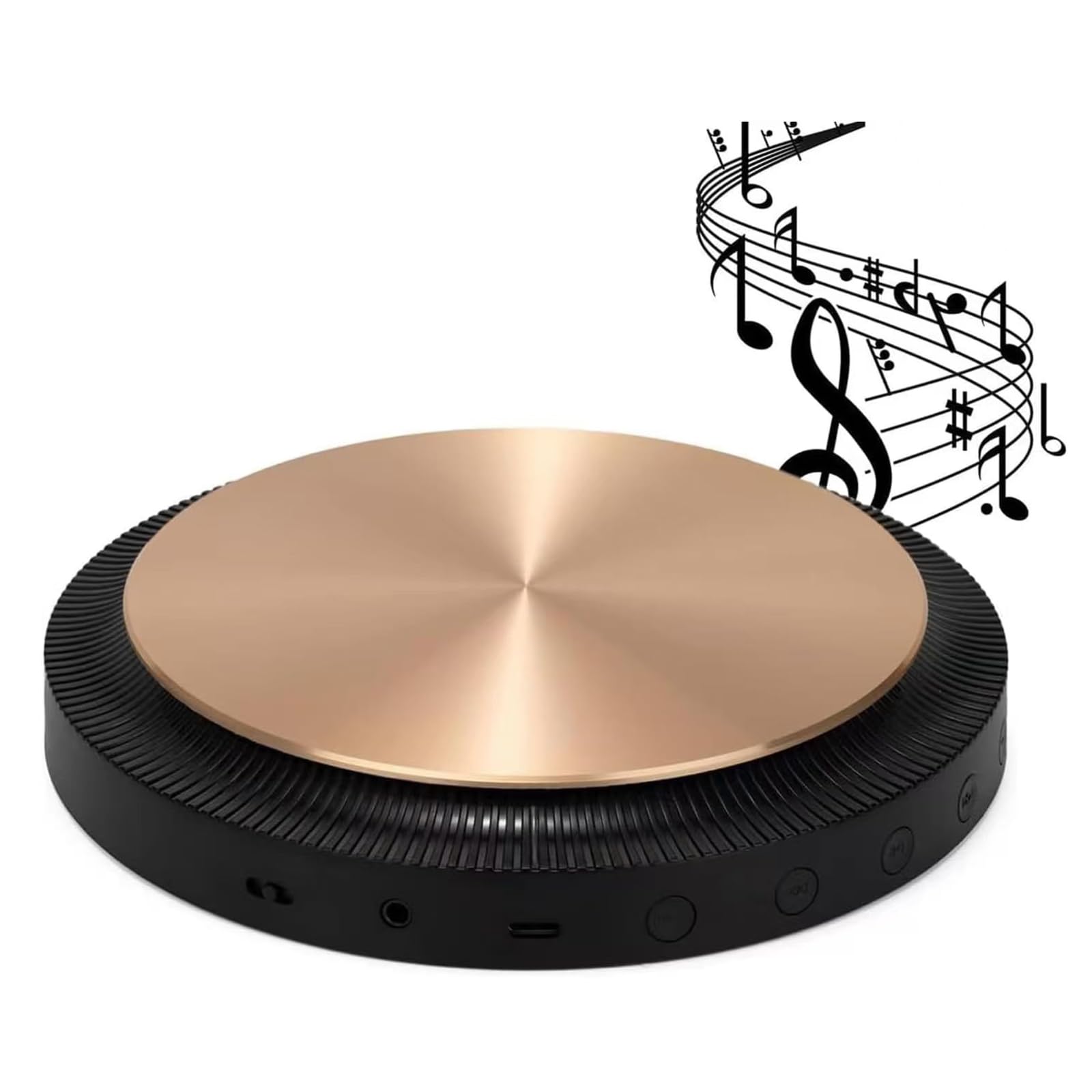 Lettore CD portatile, con display OLED, supporta uscita ad alta fedeltà da 3,5 mm, CD-R, CD-DA, CD-RW, HDCD, portata Bluetooth da 8 a 10 metri, per auto, casa, ufficio