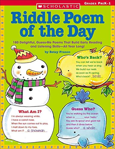 Riddle Poem Of The Day: 180 Guess-me Poems To Build Phonemic Awareness