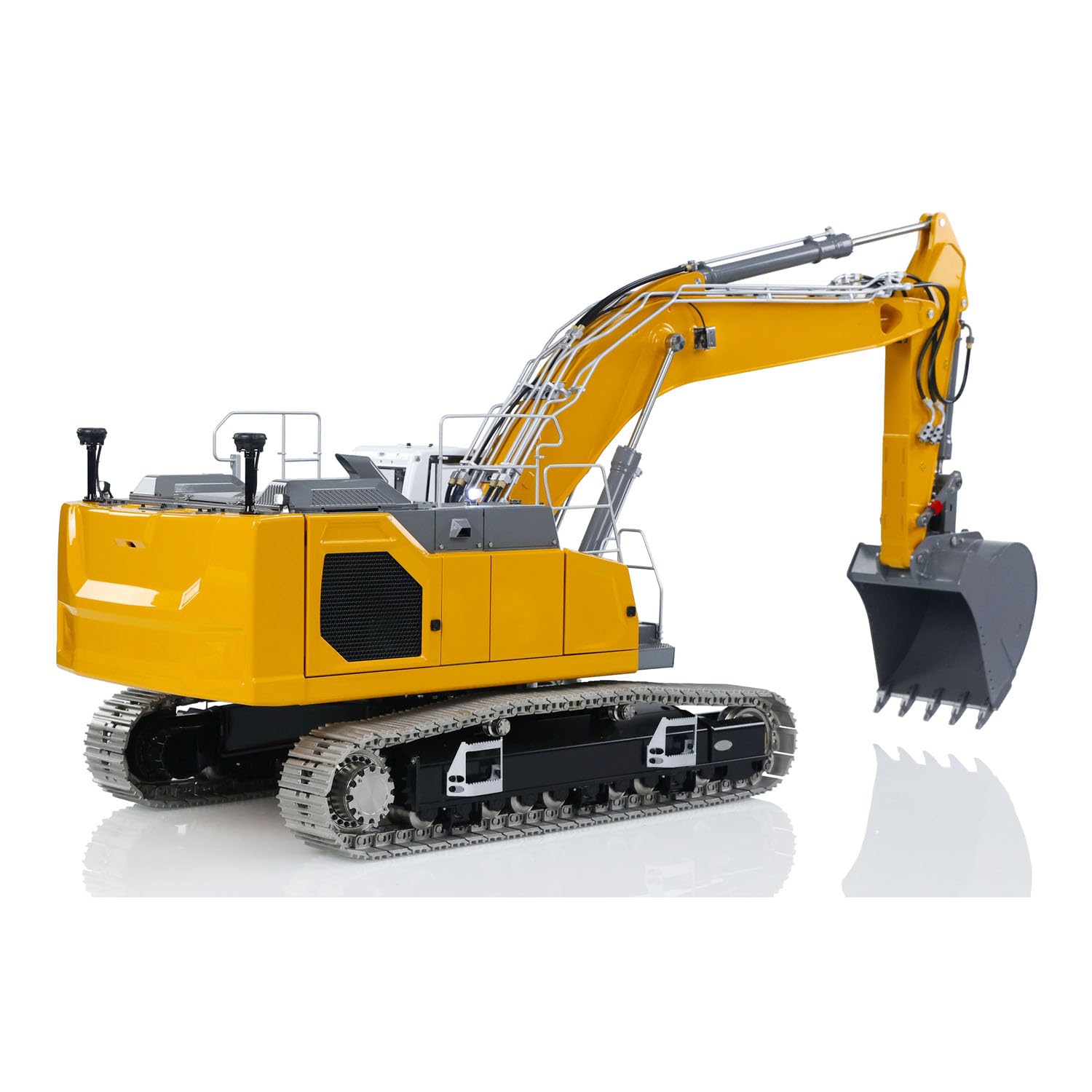 Metal Aoue-LR945 1/14 - Escavatore idraulico RC da costruzione, modello auto