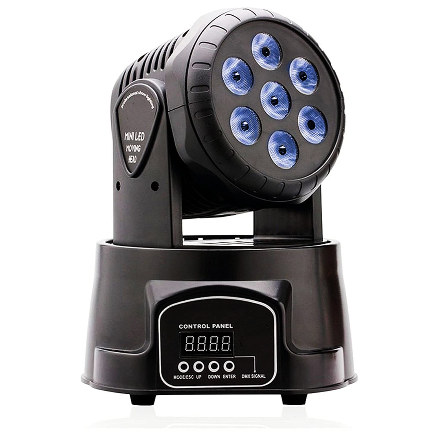 GOBO - Luces LED de cabeza móvil de 150 W, 18 caras, prisma roto
