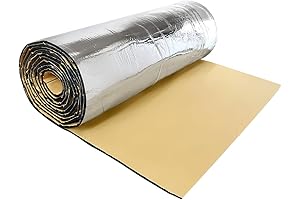 UXcell 394mil Car Auto Firewall Heat Sound Deadener Insulation Mat, 118" x 40"