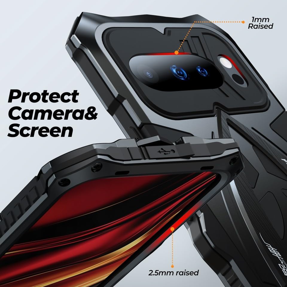 Coque Google Pixel 8 Pro pour éviter les bris d'écran avec le métal antichoc - 3