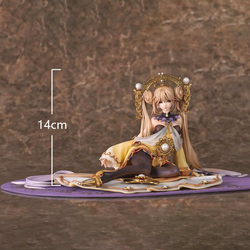 DEXSHUN Figurka Anime Cup of Eternal Solid Gold Figurka Ilustracja Postać Siedzący Model Statuetka 14 cm PCW Rzeźba na biurko Dekoracja Prezent Kolekcjonerski