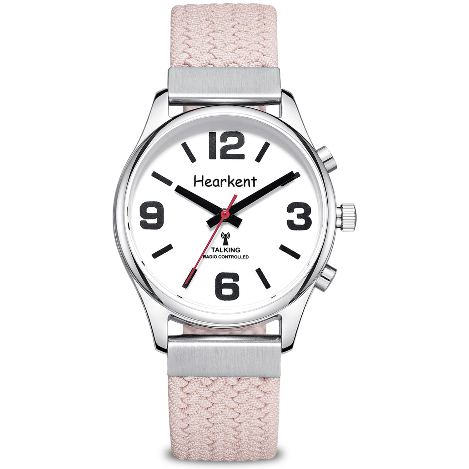 Hearkent Orologio parlante da donna per ipovedenti e anziani, numeri grandi, facile da usare, orologio vocale per non vedenti e anziani, orologio parlante con accento americano chiaro