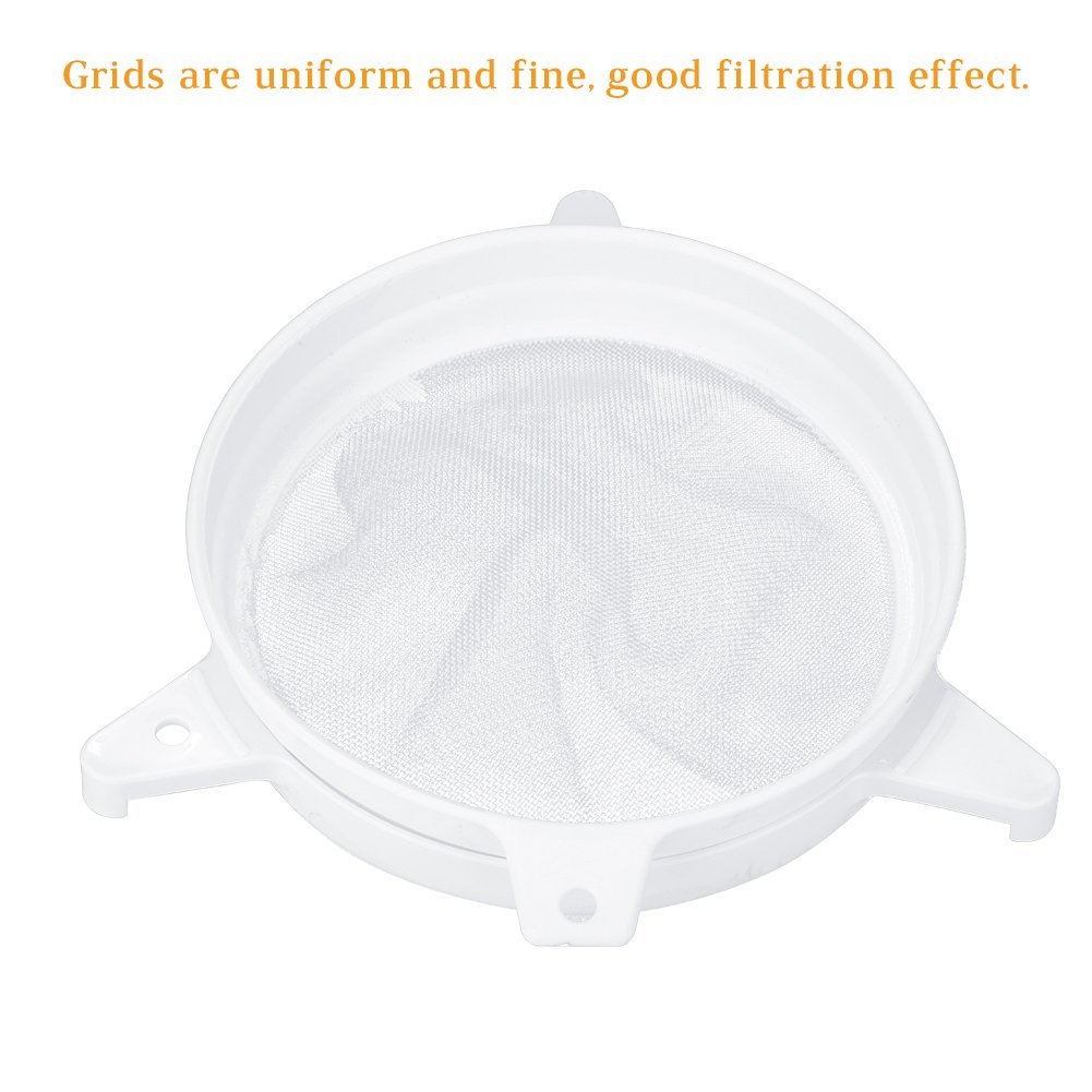 Filtre Tamis de Miel de Double Filtre d'Extracteur Outil d'apiculteur
