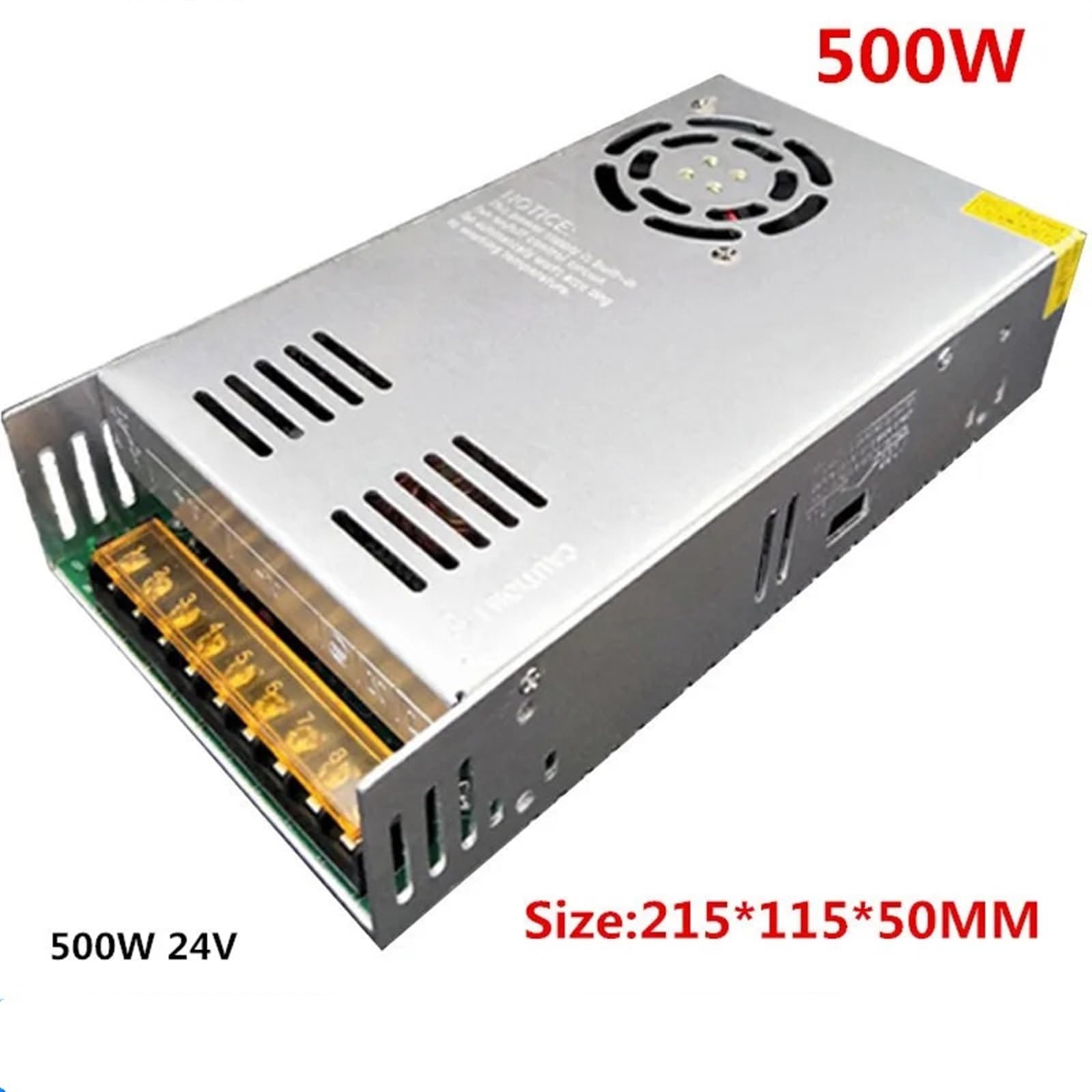 Fuente de alimentación conmutada LED de Salida única tamaño Mini Serie Ms Transformador 500w 24v 20a