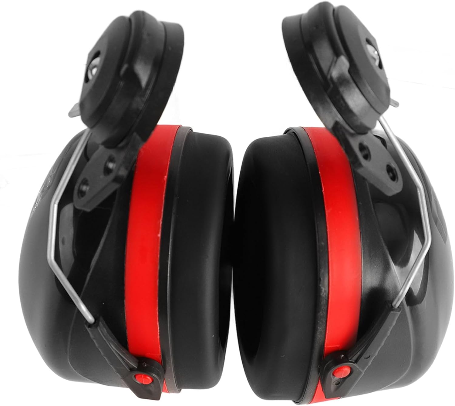 Fafeicy Hard Hat Attachment Earmuff, 2 Pieces, Noise Cancelling, Adjustable Angle, Telescopic, Safety Hearing Protection