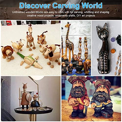 Favengo 12 Pcs Basswood Carving Blocks Natural Whittling Blocks Unfinished Wood Blocks Smooth Surface for DIY Carving, Shaping, Painting Creative Wood Art Craft (3.93x0.98x0.98'')
