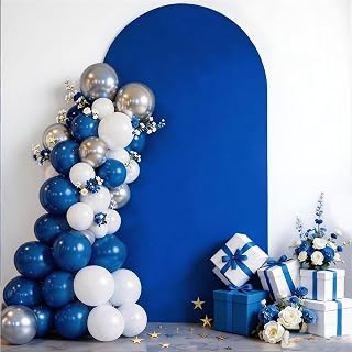 Royal Blue Arch Cover - 7.2 FT Wedding & Party Backdrop Stand