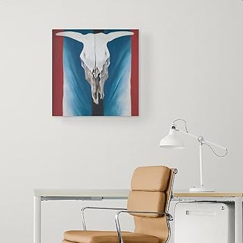 Amazon.co.jp: Georgia O'Keefe ジョージア・オキーフ アートワーク 牛