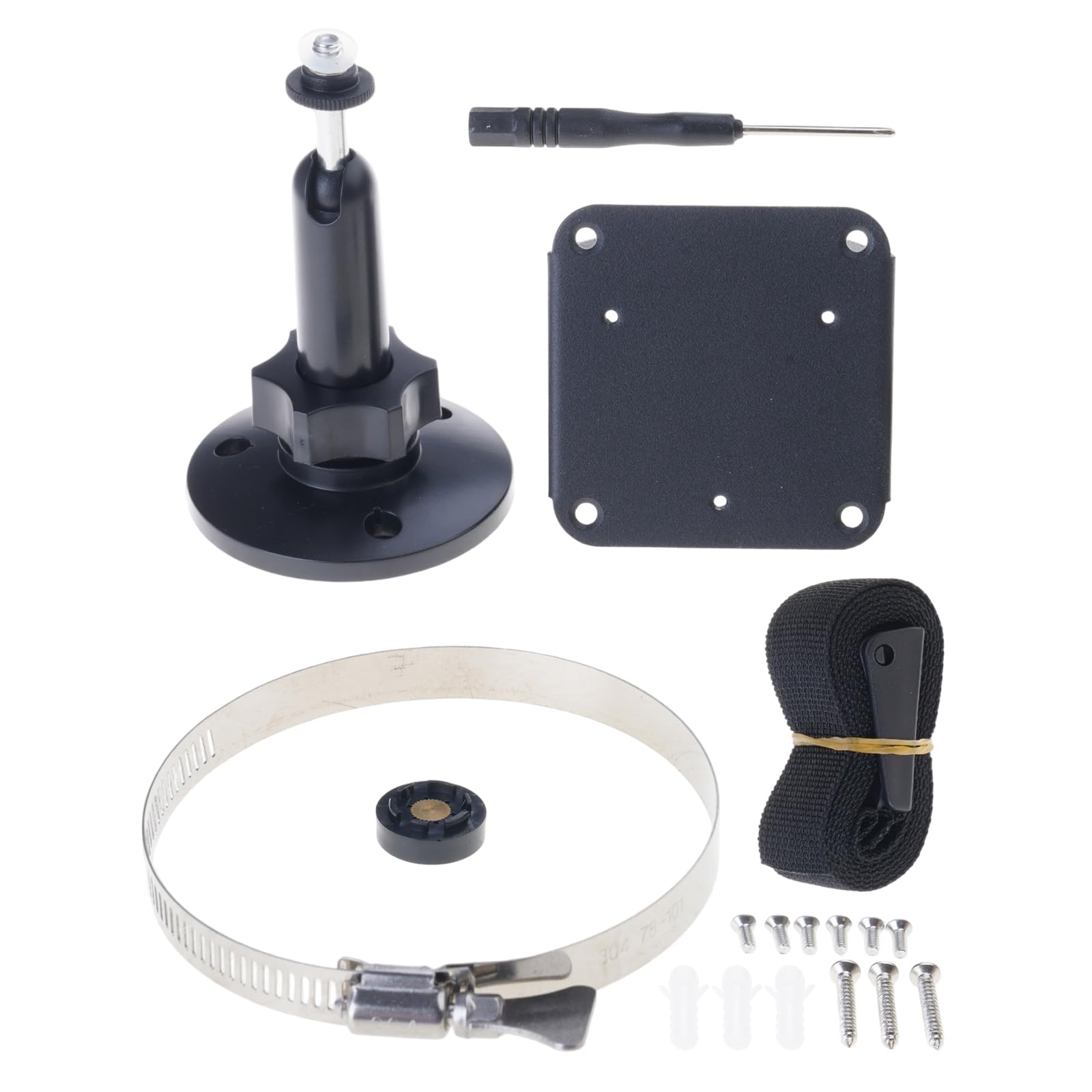 360 Degree Rotating Poles Mount Bracket for Surveillances Cameras and Solar Panel Suitable for Various Surfaces Outdoor Camera Bracket