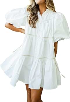ワンピース Balloon Sleeve Volume Dress 61YV829jVIL._UY350_.jpg