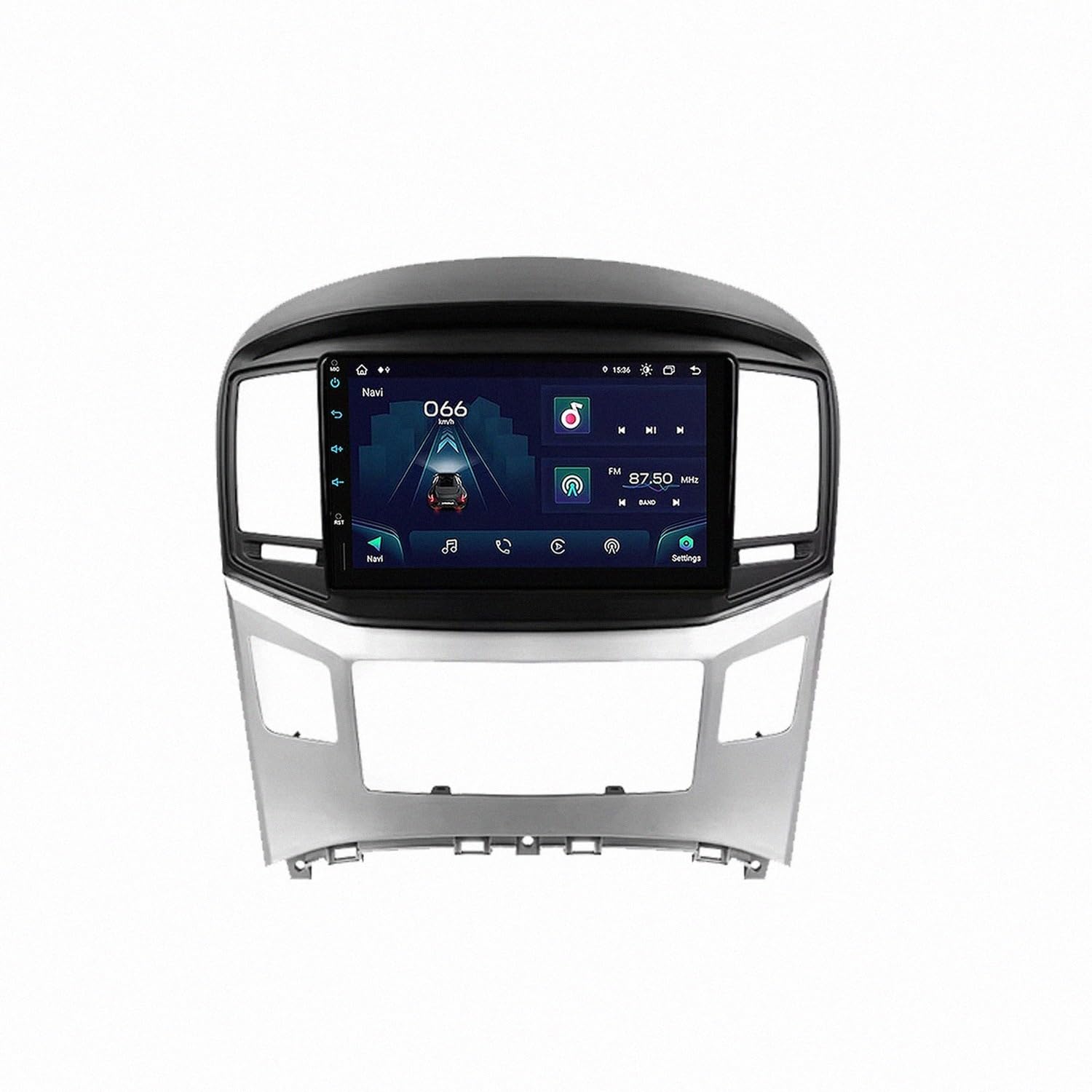Wyświetlacz Carplay dla Hyundai H1 2 Starex 2015-2018 Ekran Dotykowy Z Bluetooth, Mirror Link, Sterowaniem Głosowym, Nawigacją Gps, Fm, Aux I Wi-Fi, 8 Rdzeń 4G+64G