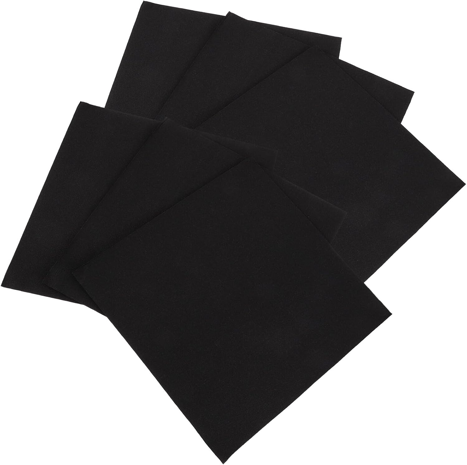 Ipetboom Black Disposable Paper Napkins 50pcs Thick Soft Dinner Napkins for Wedding Party Event Supplies Tableware