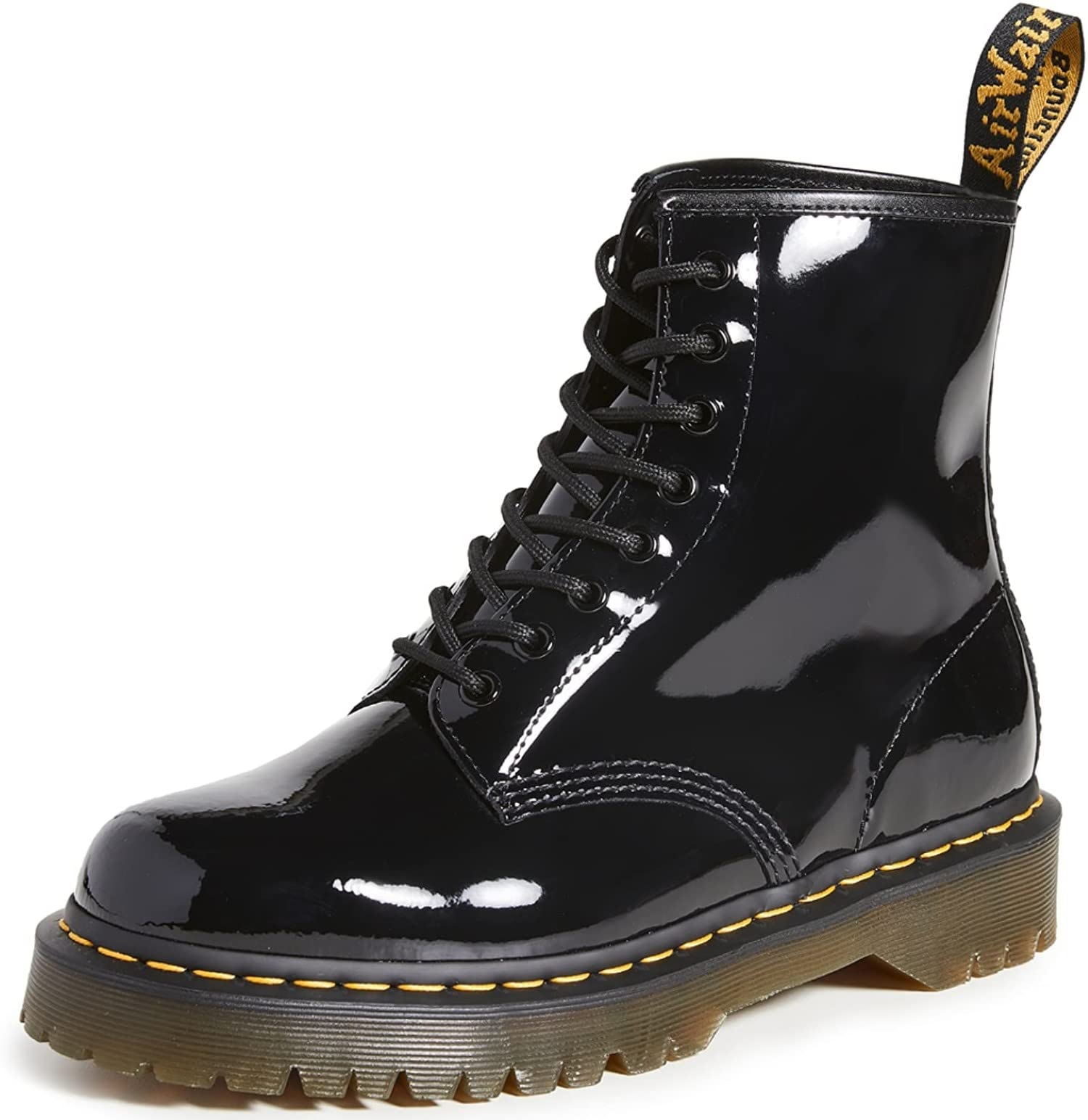 Dr. Martens Men's Black 1460 Bex Smooth Leather Platform Boot 'Black' 25345001