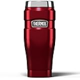 Thermos Stainless Steel King Travel Tumbler, Red, 470 ml