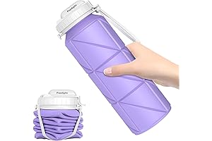 690ML Collapsible Water Bottle: Unfold Hydration, Fold Away Convenience