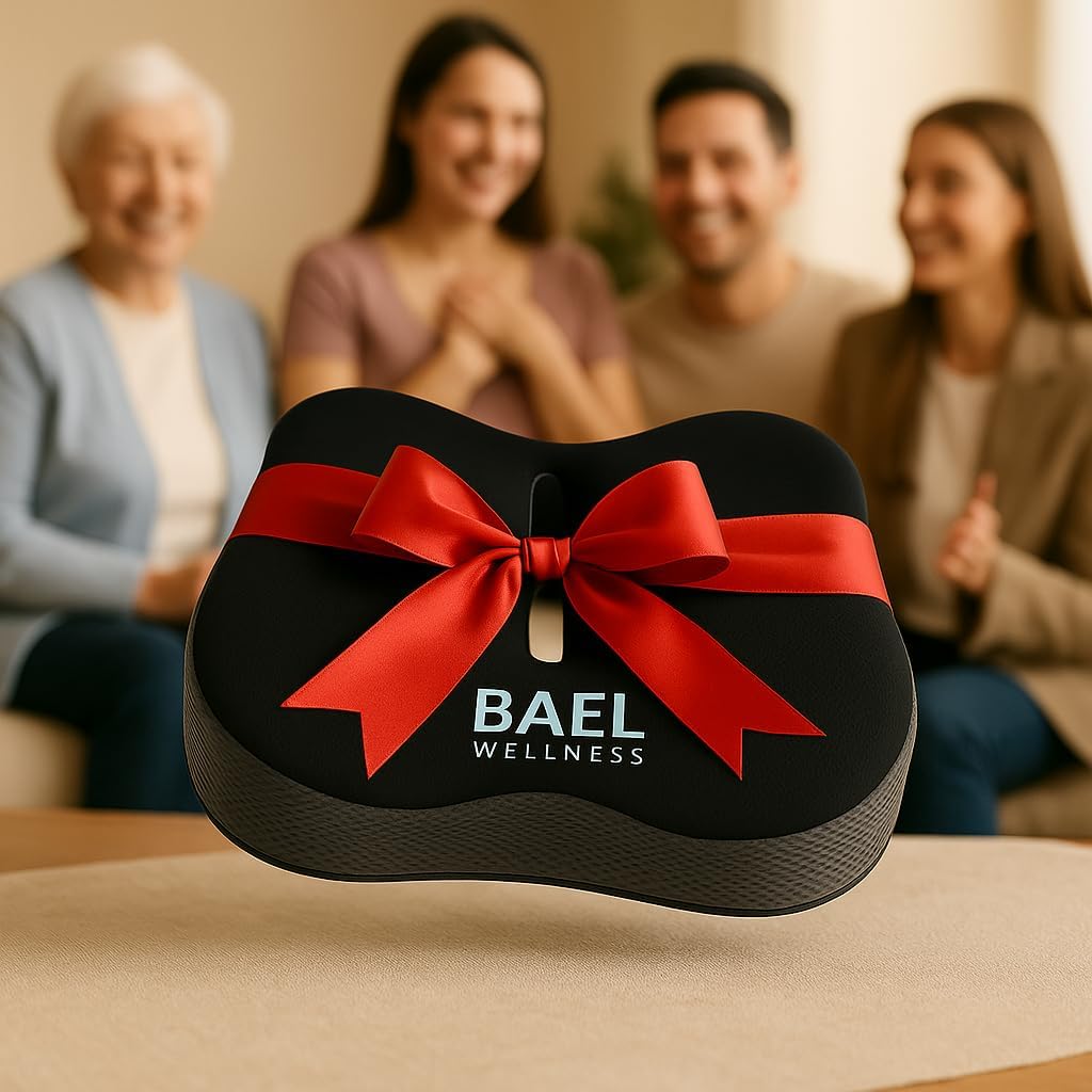 Premium Orthopedic Seat Cushion for Back Pain and Sciatica Relief (1)