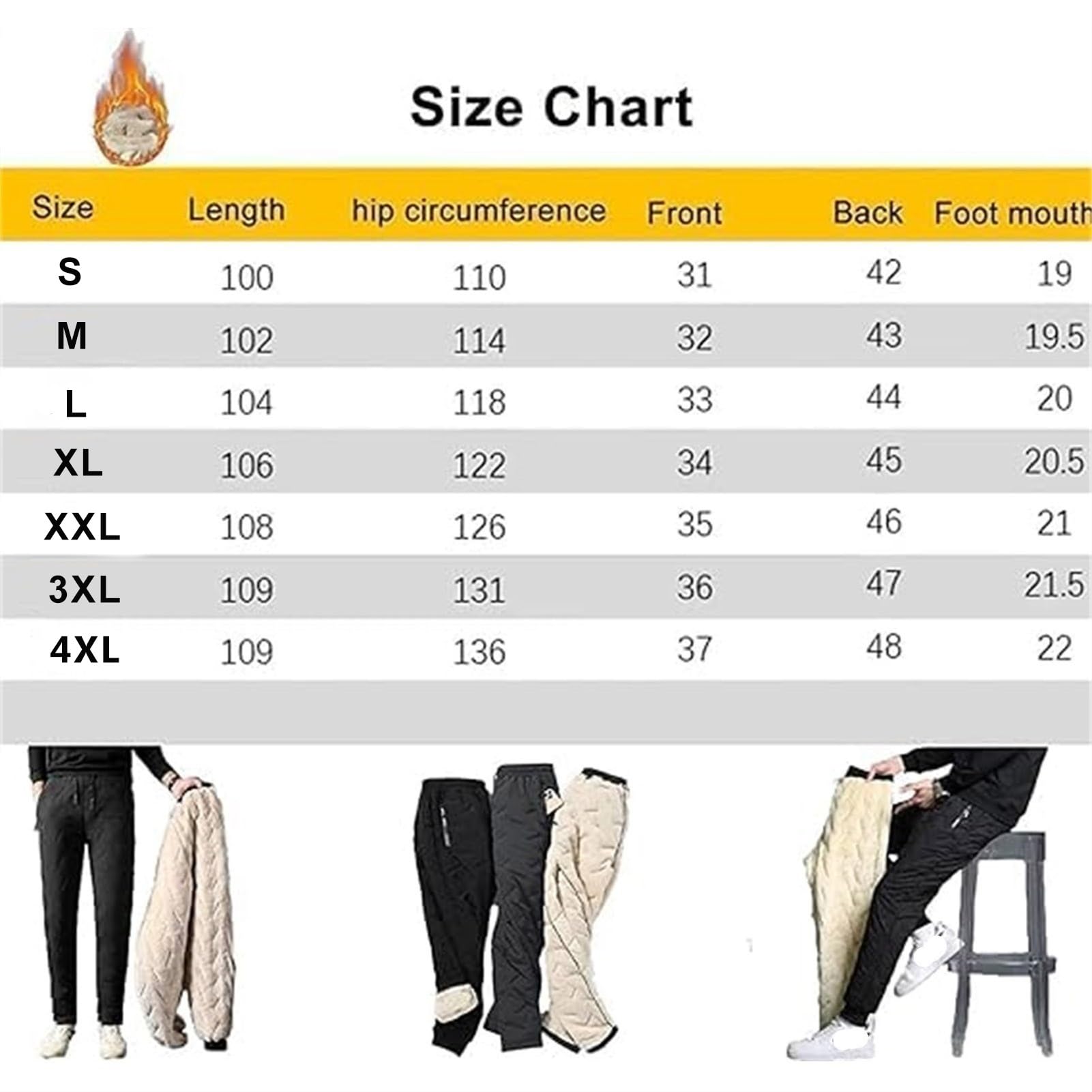 Pantalones De Vellón De Invierno para Hombre, Pantalones Deportivos con Forro De Vellón, Mallas Elásticas Cálidas Y Esponjosas para El Invierno