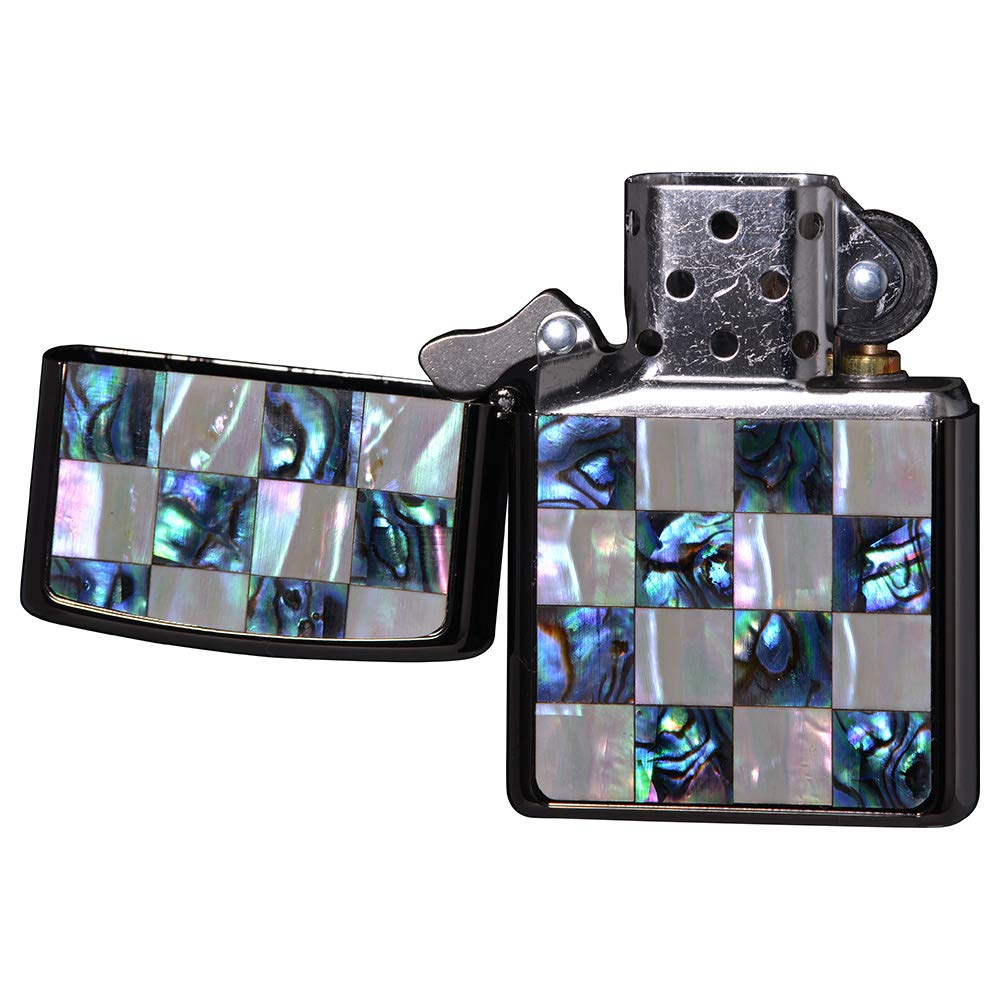 Amazon.co.jp: ZIPPO(ジッポー) ライター ブラック シェル インレイ 