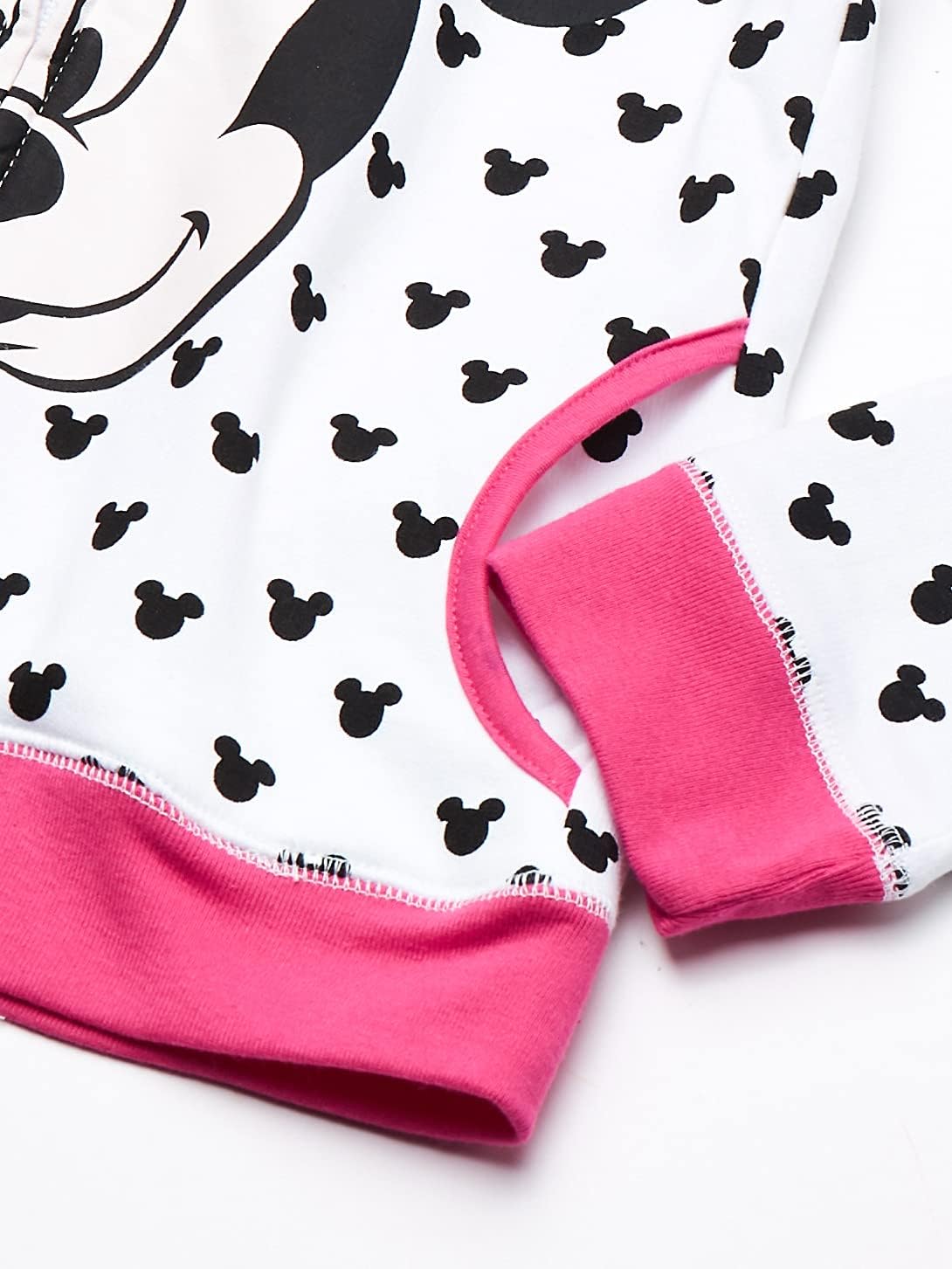 Disney Girls' Minnie Hoodie with Bow and Ear Medium/8/10 White