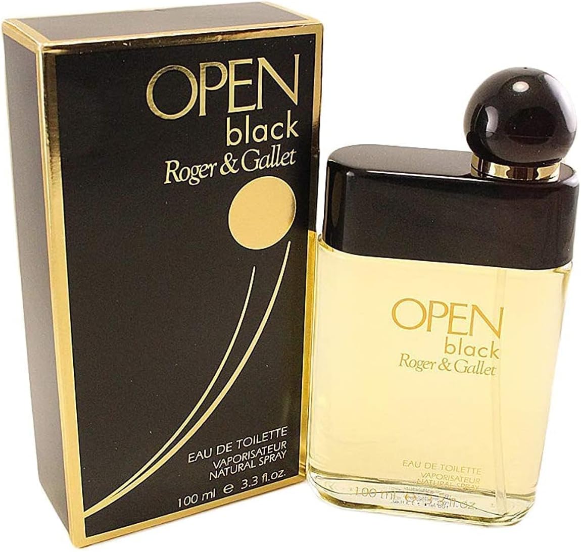 Roger & Gallet Open Black Eau de Toilette Spray For Men - 100 ml