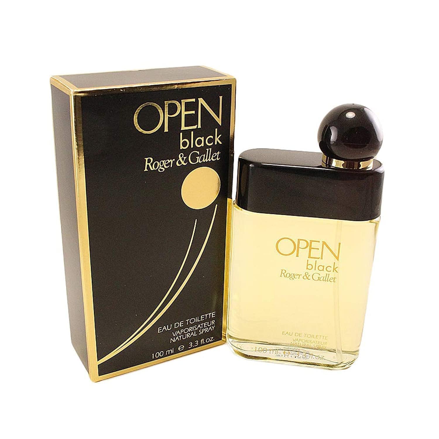 Roger & Gallet Open Black Eau de Toilette Spray For Men - 100 ml
