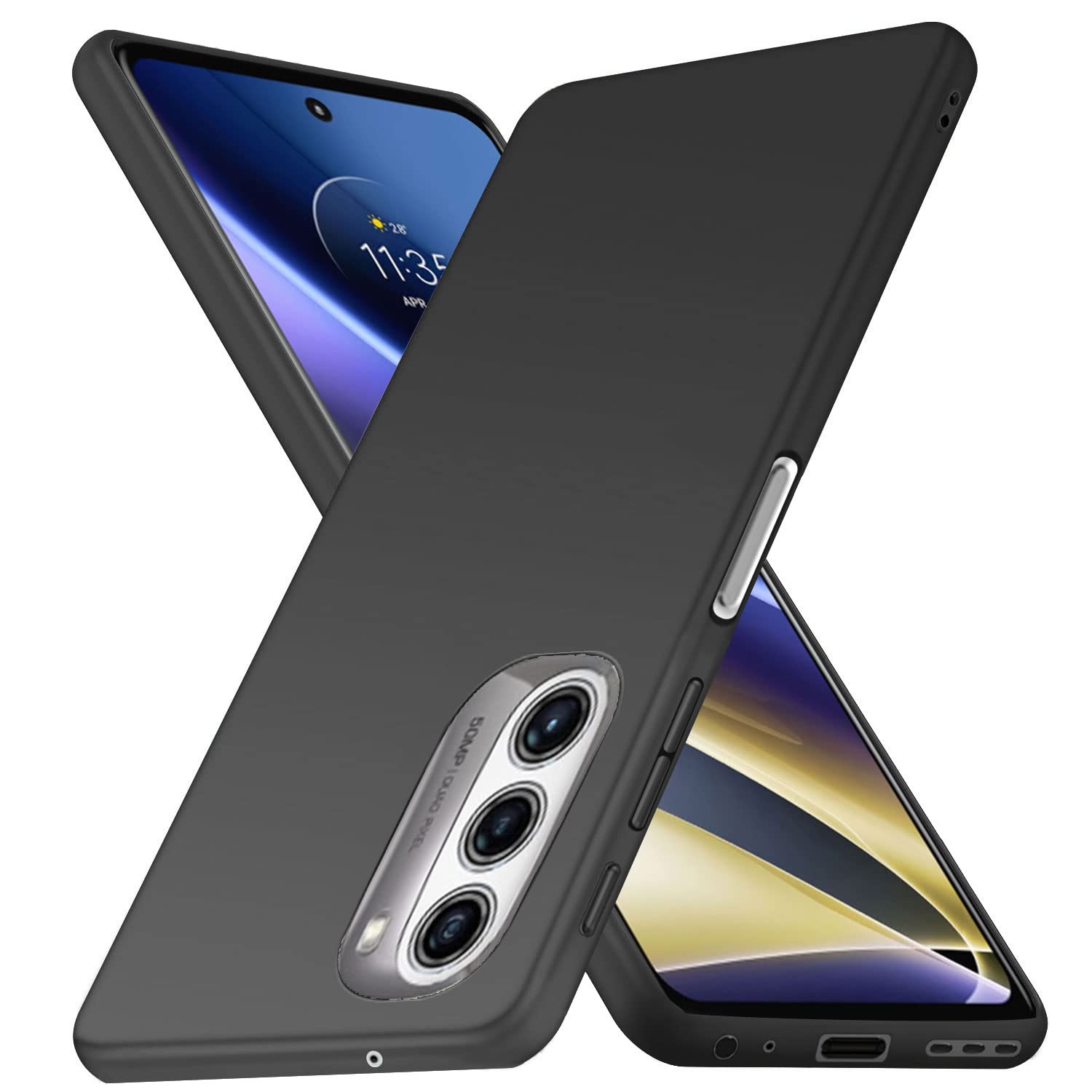 Motorola moto g52j 5G II 本体　フィルム・ケース付き moto g g52j 5G / II ケース カバー motog52j 保護ケース