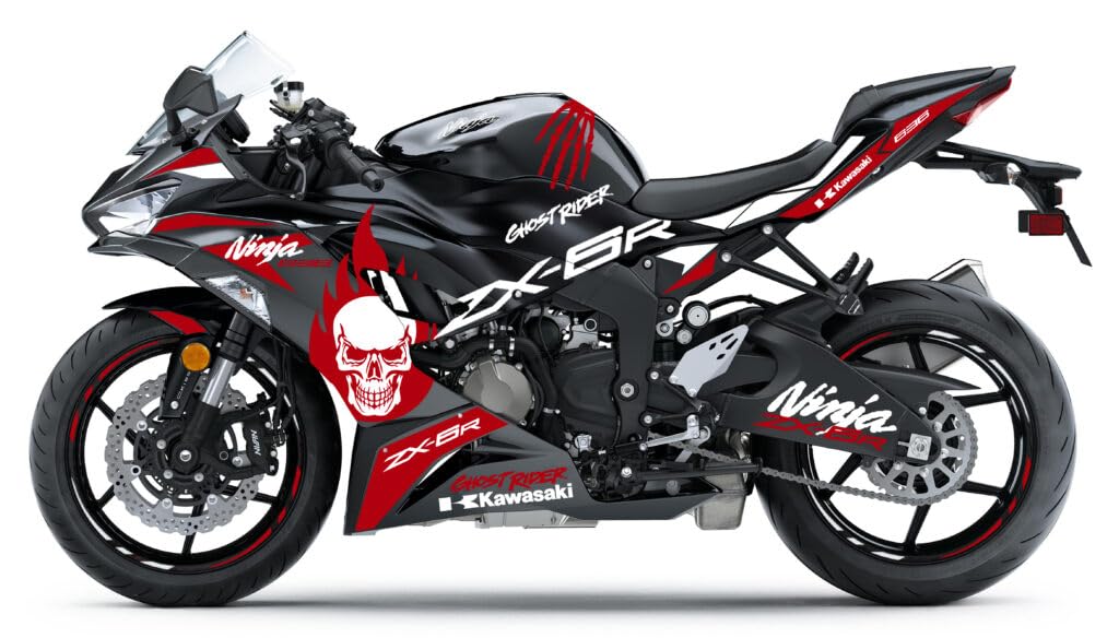 CC、 Graves Motorsports Kawasaki ZX-6R 2024-2025 OEM Bodywork