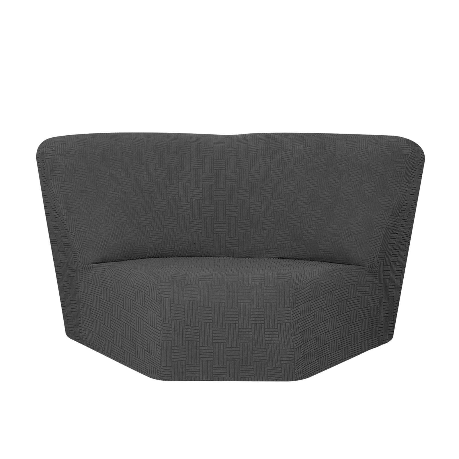 XHDZSW Corner Sectional Couch Covers 7-Piece, for Recliner Corner Seat Sectional 5 Seater Recliner Couch Covers, Stretch Corner Sofa Cover, Recliner Slipcover (Dark Gray,Corner Piece)