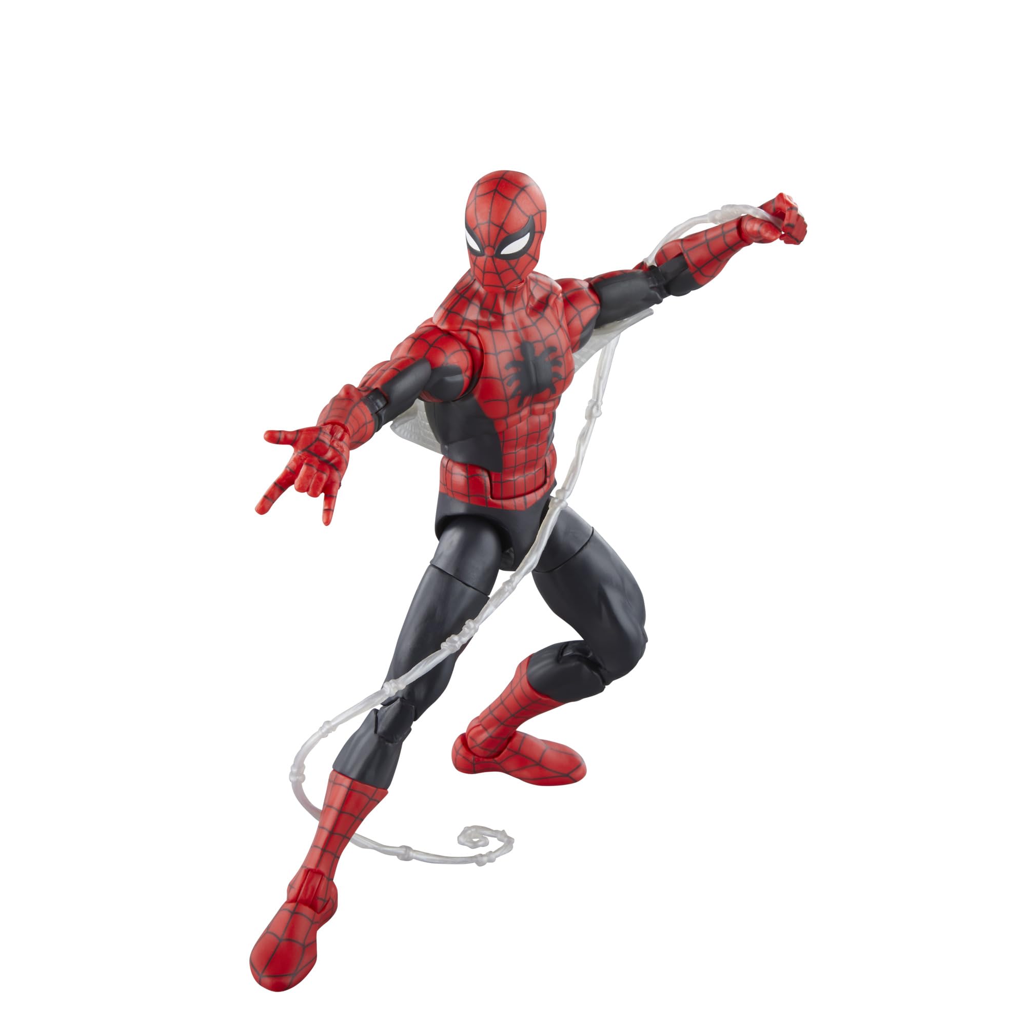 Spider-Man Marvel Legends Series The Amazing – Figura de Acción 15 cm Retro Marvel Comics, Figura Coleccionable con 11 Accesorios, Juguete a Partir de 4 Años