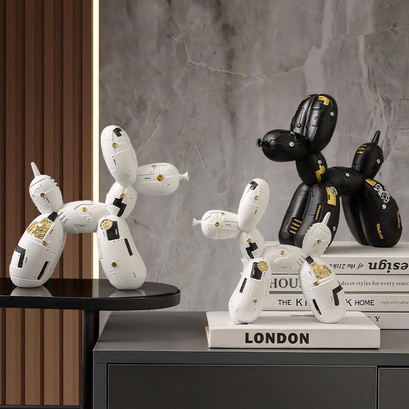 Estatua de Perro Globo de Resina para Decoración miniatura 5