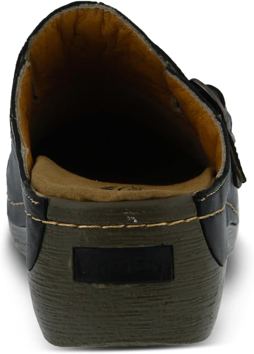 Spring Step Happy Mule Clogs for Women - Ladies Slip-On Clogs with Ajdustable Straps - Comfortable Slip-On Loafers for Women