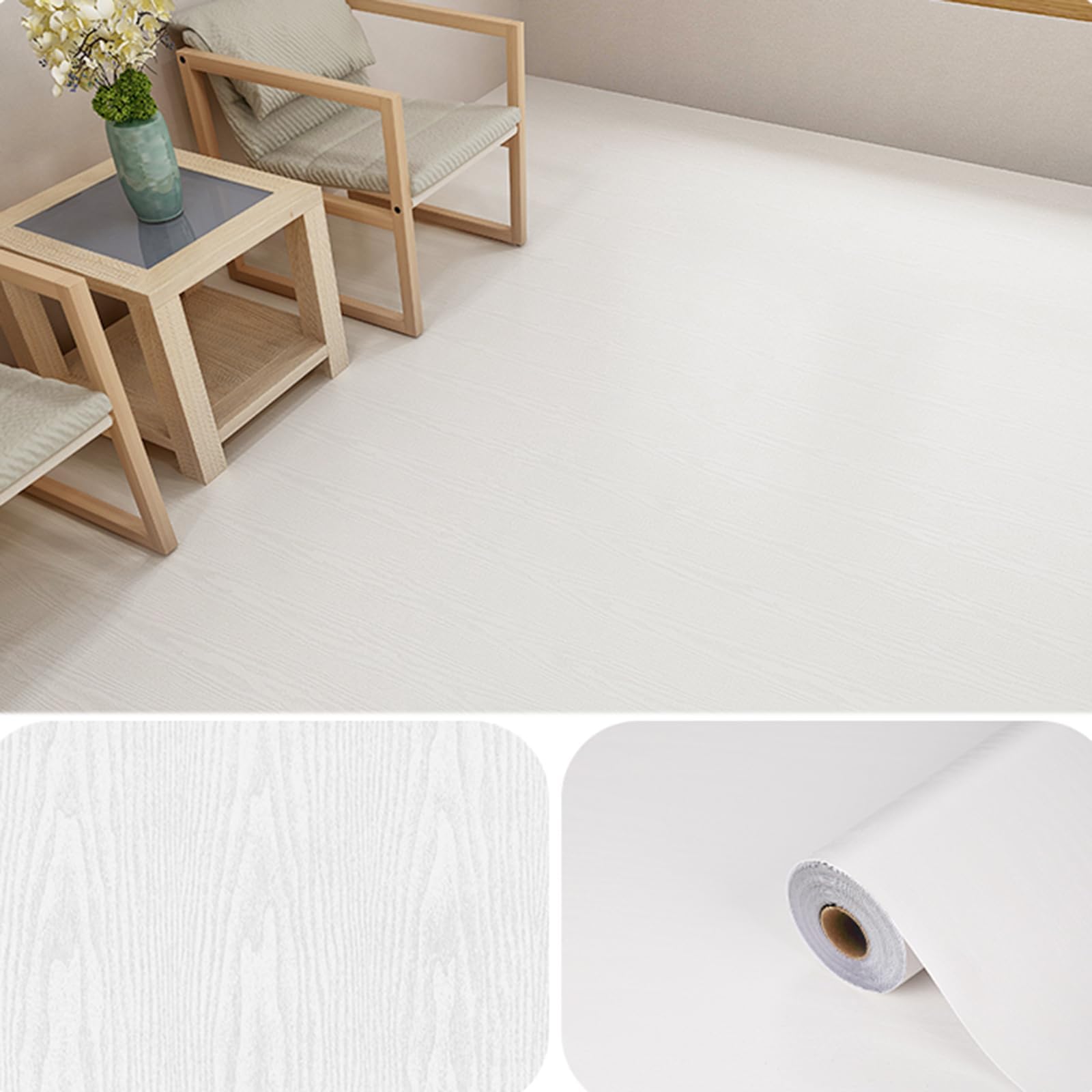 Samoprzylepne płytki podłogowe, PVC Wood Floor Tiles Multiple Sizes(Style I,40 * 200cm)