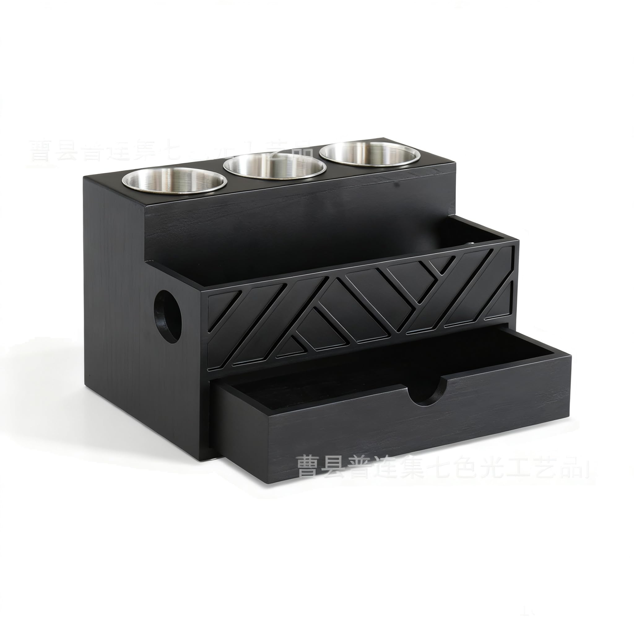 YIXANNX Beauty Tool Holder Multilayer Capacity Cosmetic Organizer Desk Organizer Wooden Makeup Drawer Storage Rack