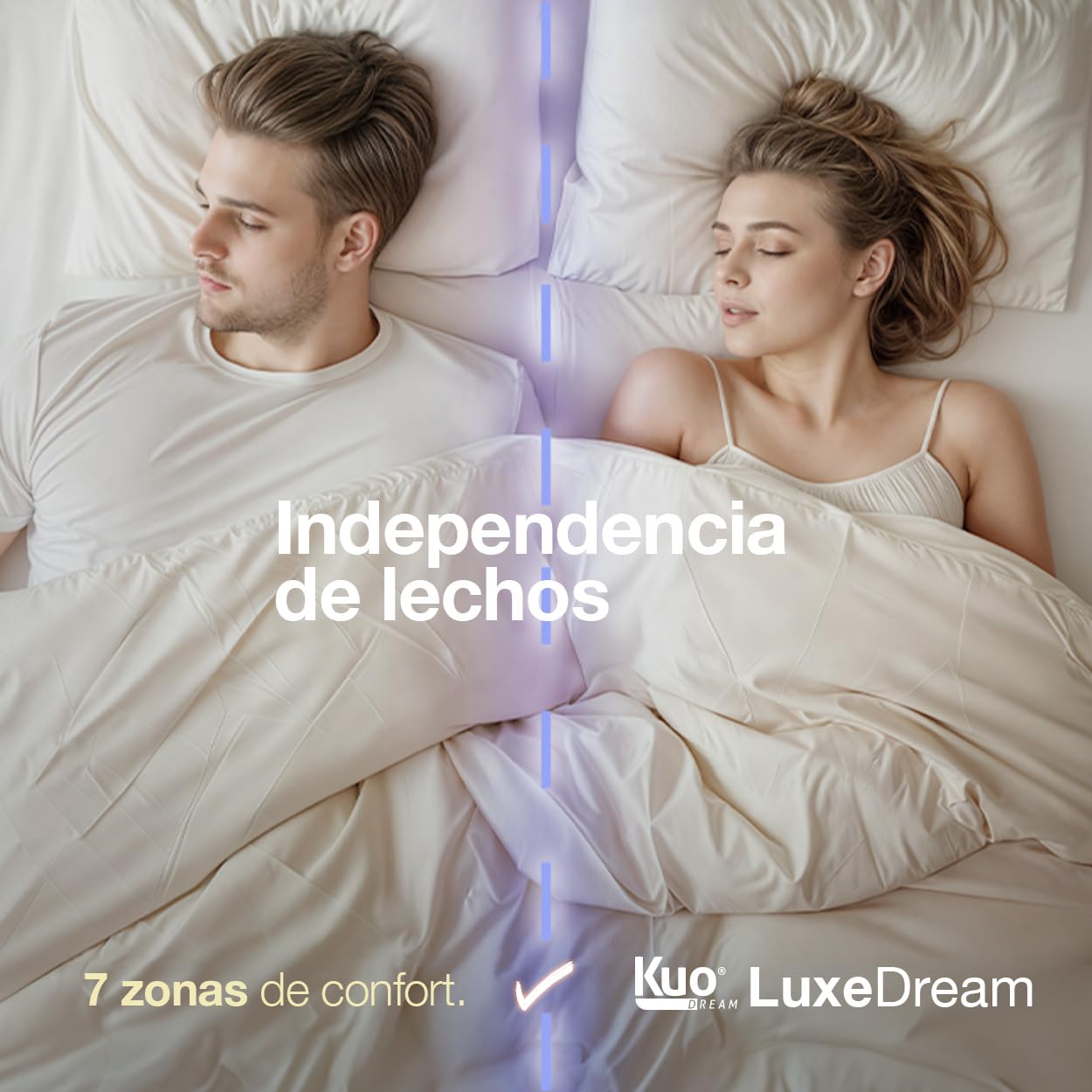 KUO Dream - Colchón LuxDream | Viscoelástico, Acolchado Efecto Nube | Grosor 30 cm | 150 x 190 cm