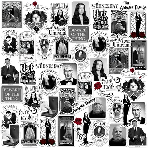 The Addams Family TV Series 50 Count Vinyl L Tablet Indoor & Outdoor Use