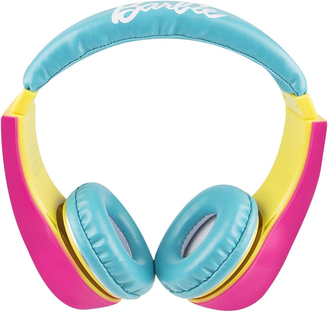 Sakar 30359-TRU Batman Kid Safe Over the Ear Headphone w/ Volume Limiter, Barbie Pink